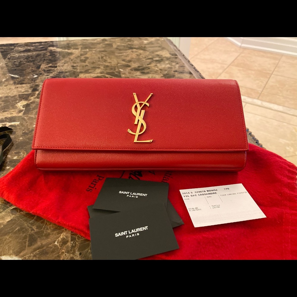 YSL Cassandre Clutch Bag, AS IS - Picture 2 of 10